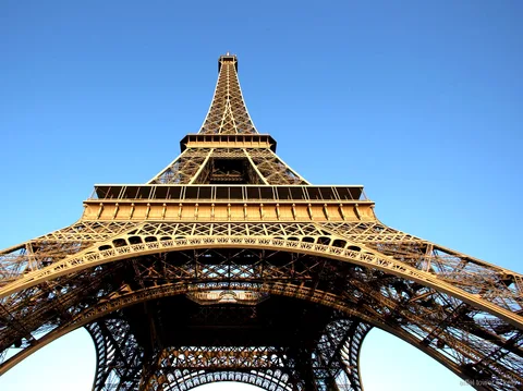 Vista di Parigi dal secondo piano della Torre Eiffel