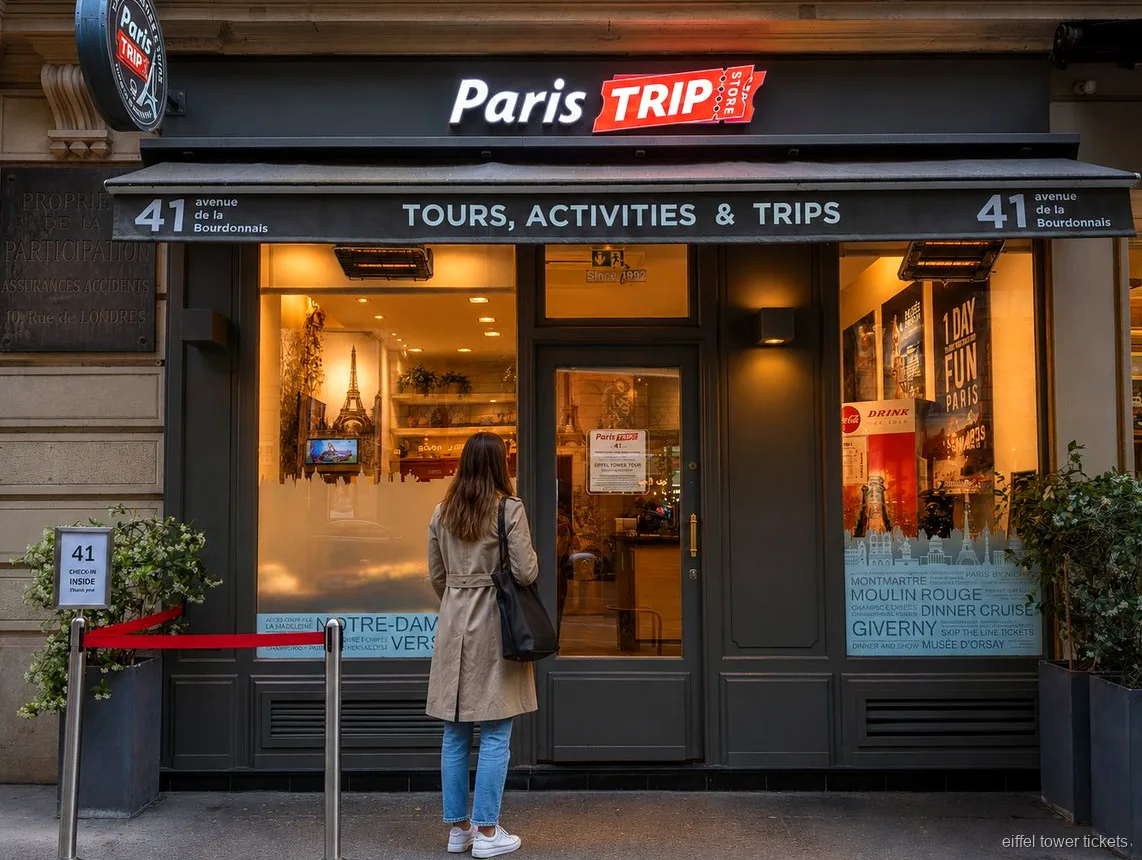 Bilhetes para o topo da Torre Eiffel com vistas sobre Paris