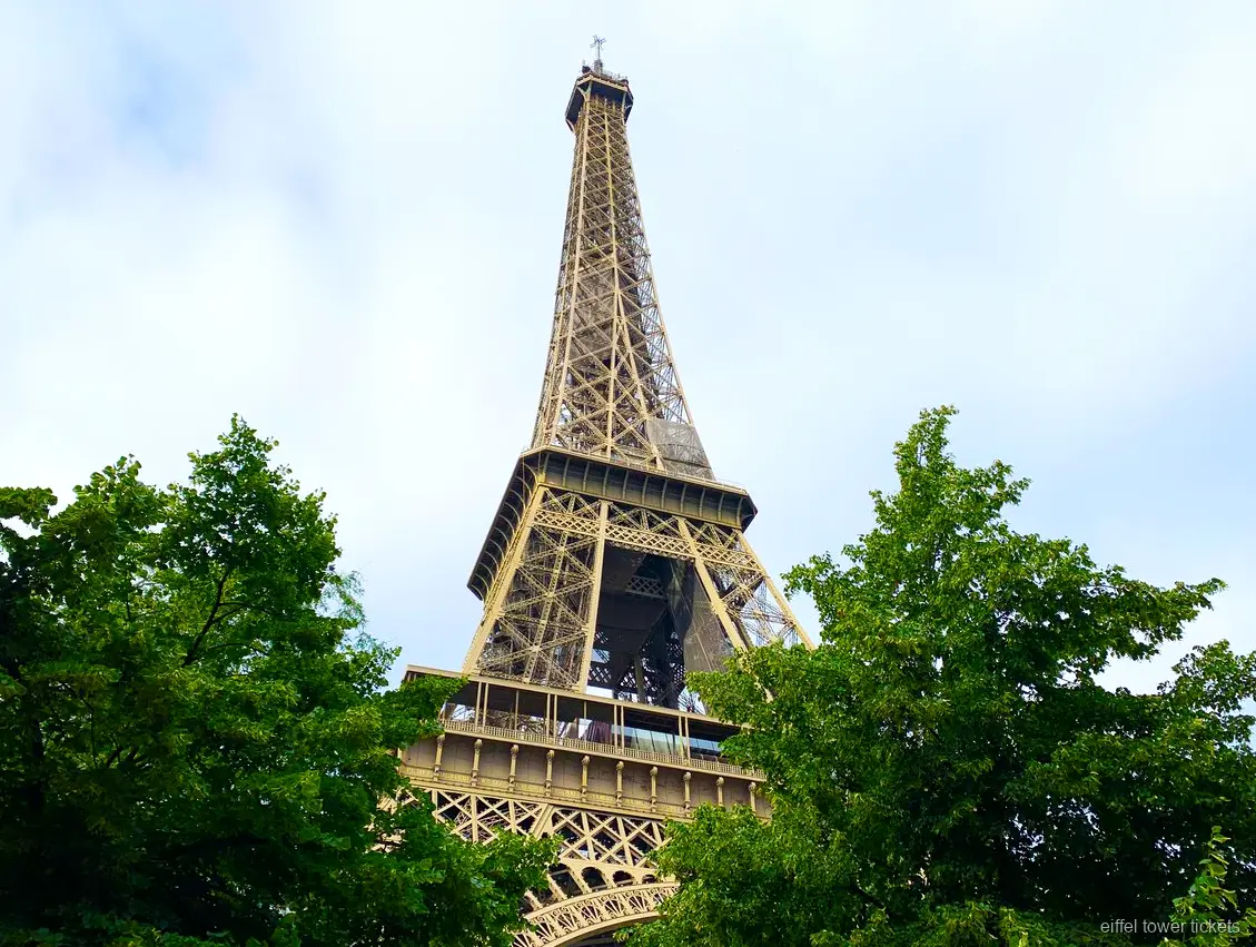 Détenteurs d'un billet tour Eiffel qui profitent de la vue depuis le haut