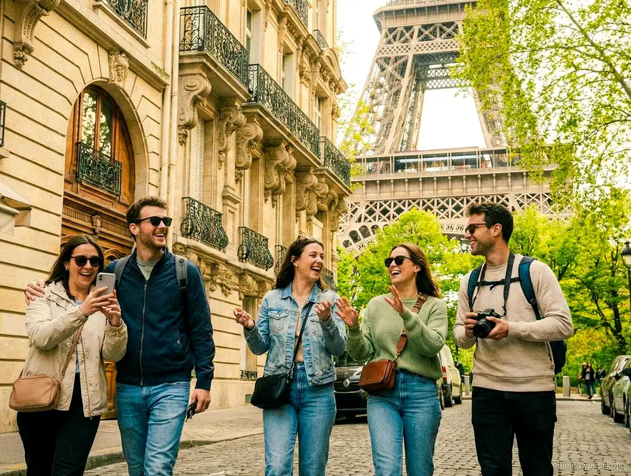 Eiffel Tower summit view included with guided tour tickets